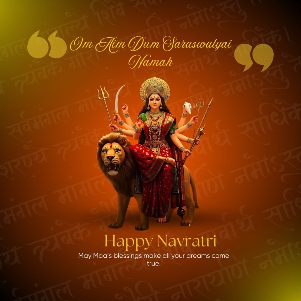 Navratri Wishes 2025 Image