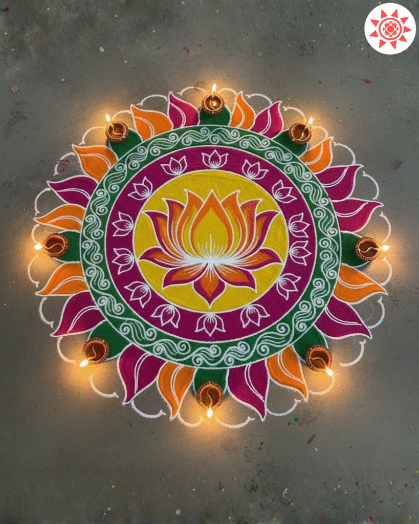 Rangoli Design for Diwali