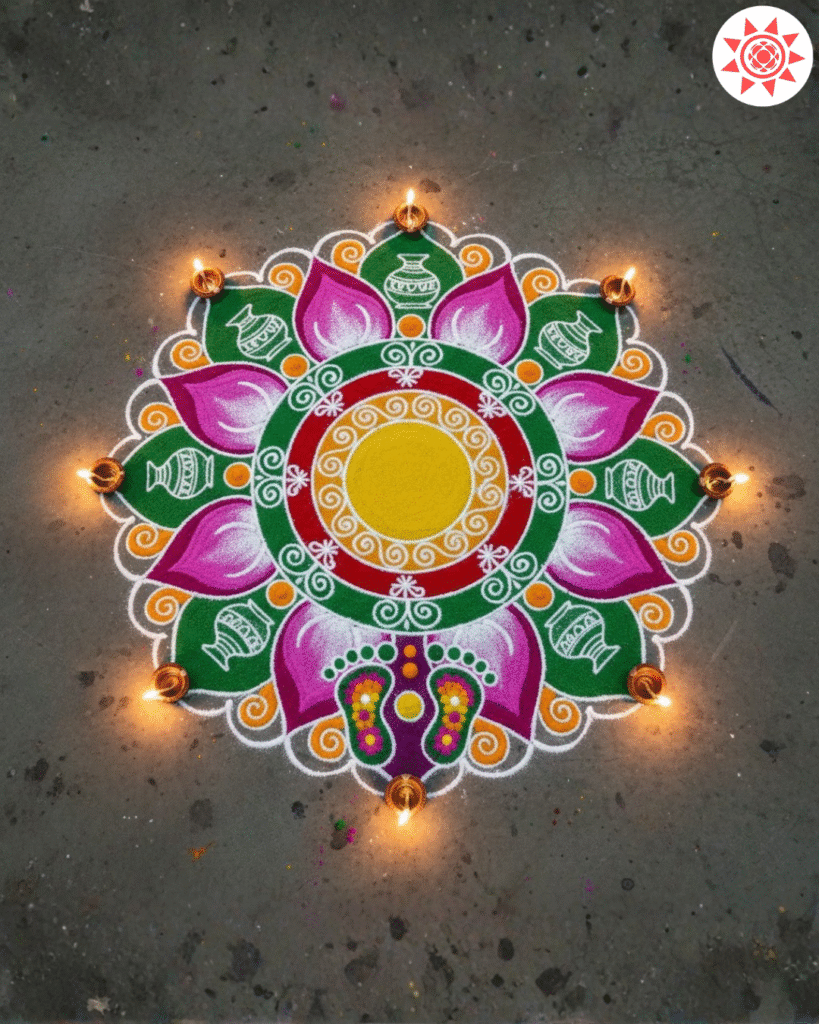 Rangoli Design for Diwali