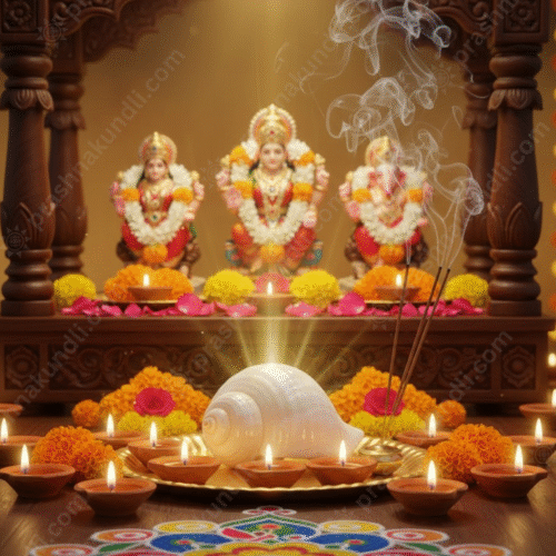 laxmi Shankh puja
