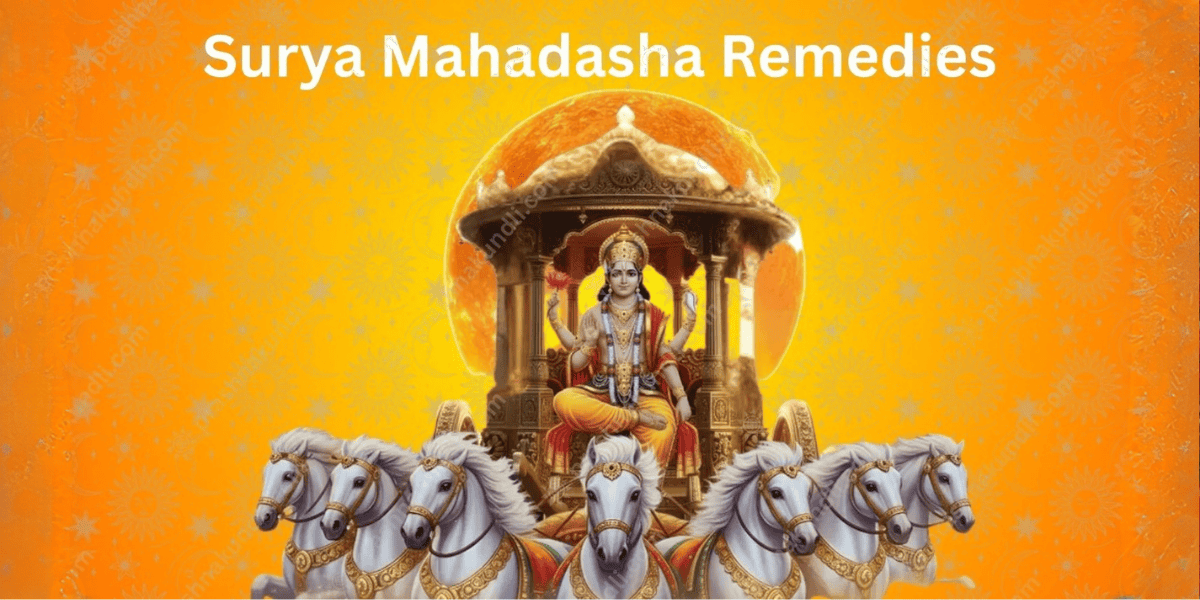 Surya Mahadasha Remedies
