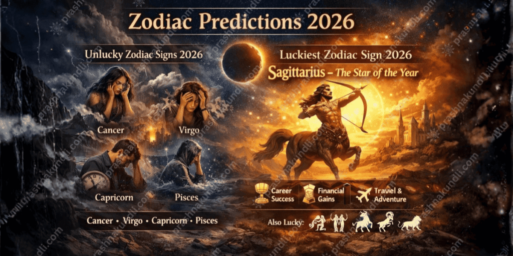 Unlucky Zodiac Signs in 2026