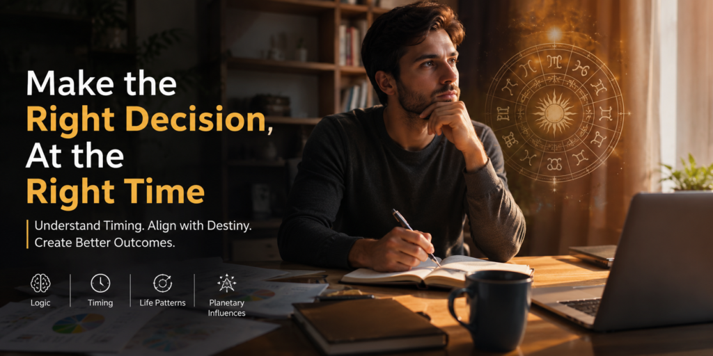 Vedic Astrology for Decision Making: The Power of Right Timing