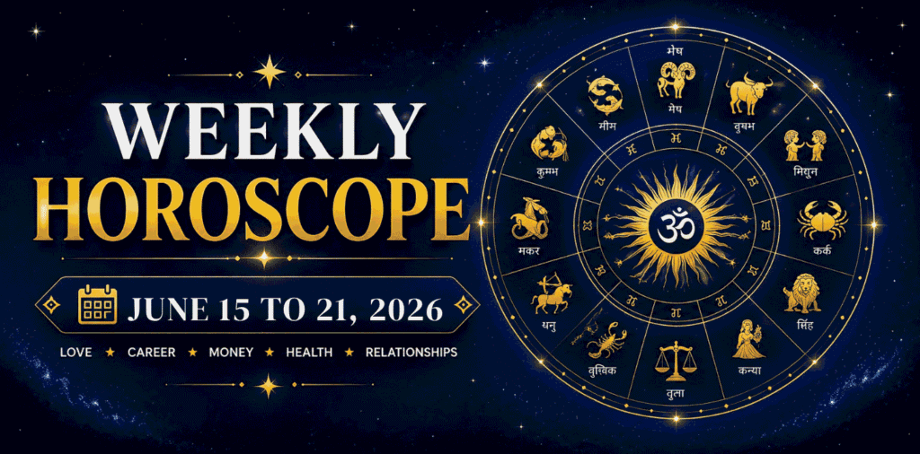 Weekly Horoscope June 15 to June 21, 2026