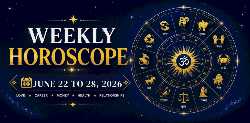 Weekly Horoscope June 22 to June 28, 2026