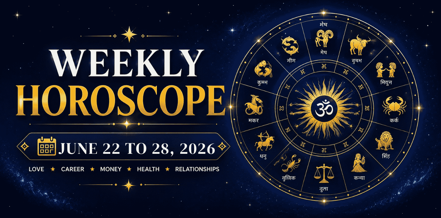 Weekly Horoscope June 22 to June 28, 2026