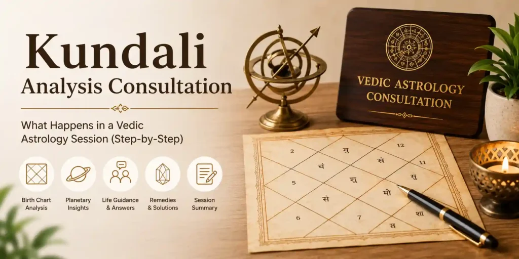 Kundali analysis consultation with a Vedic astrologer