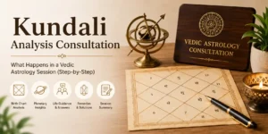 Kundali analysis consultation with a Vedic astrologer